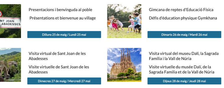 Un agermanament virtual: l’alumnat de l’IE Mestre Andreu apropa la vila a l’alumnat de Le Palais
