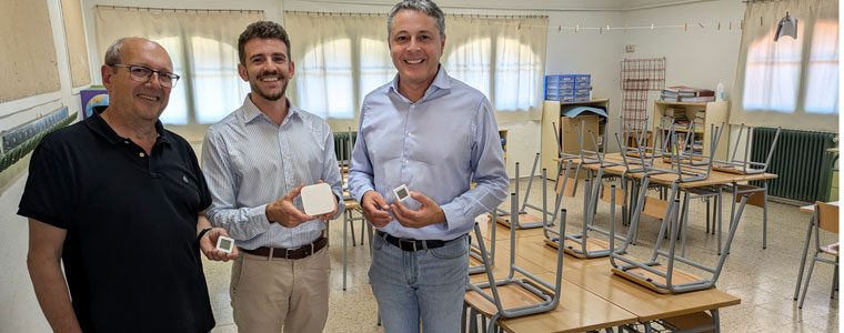 L'alcalde Ramon Roqué i els regidors Albert Ramoneda (Transició energètica) i Joan Alomar (Obres i serveis)