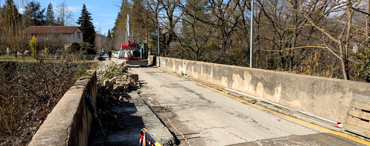 Recta final a les obres de transformació urbana a Sant Joan de les Abadesses