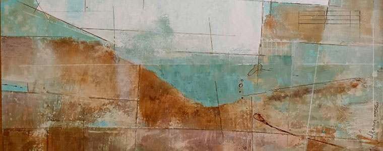 'El paisatge que habito', una reflexió pictòrica de Jesús M. Ramos sobre l’espai i el territor