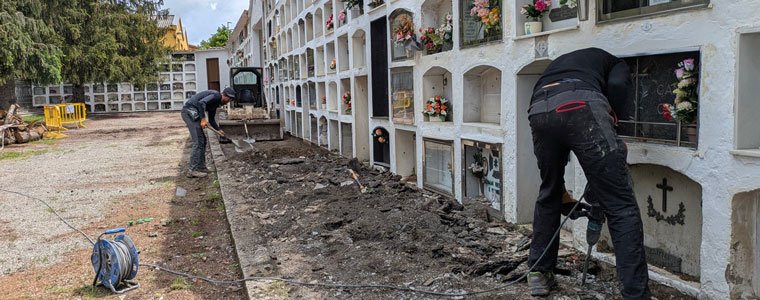Comencen les obres de millora del cementiri municipal de Sant Joan de les Abadesses