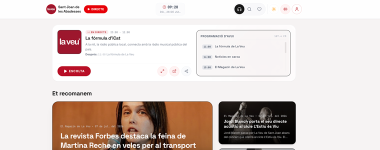 Una nova manera de viure i escoltar La Veu de Sant Joan
