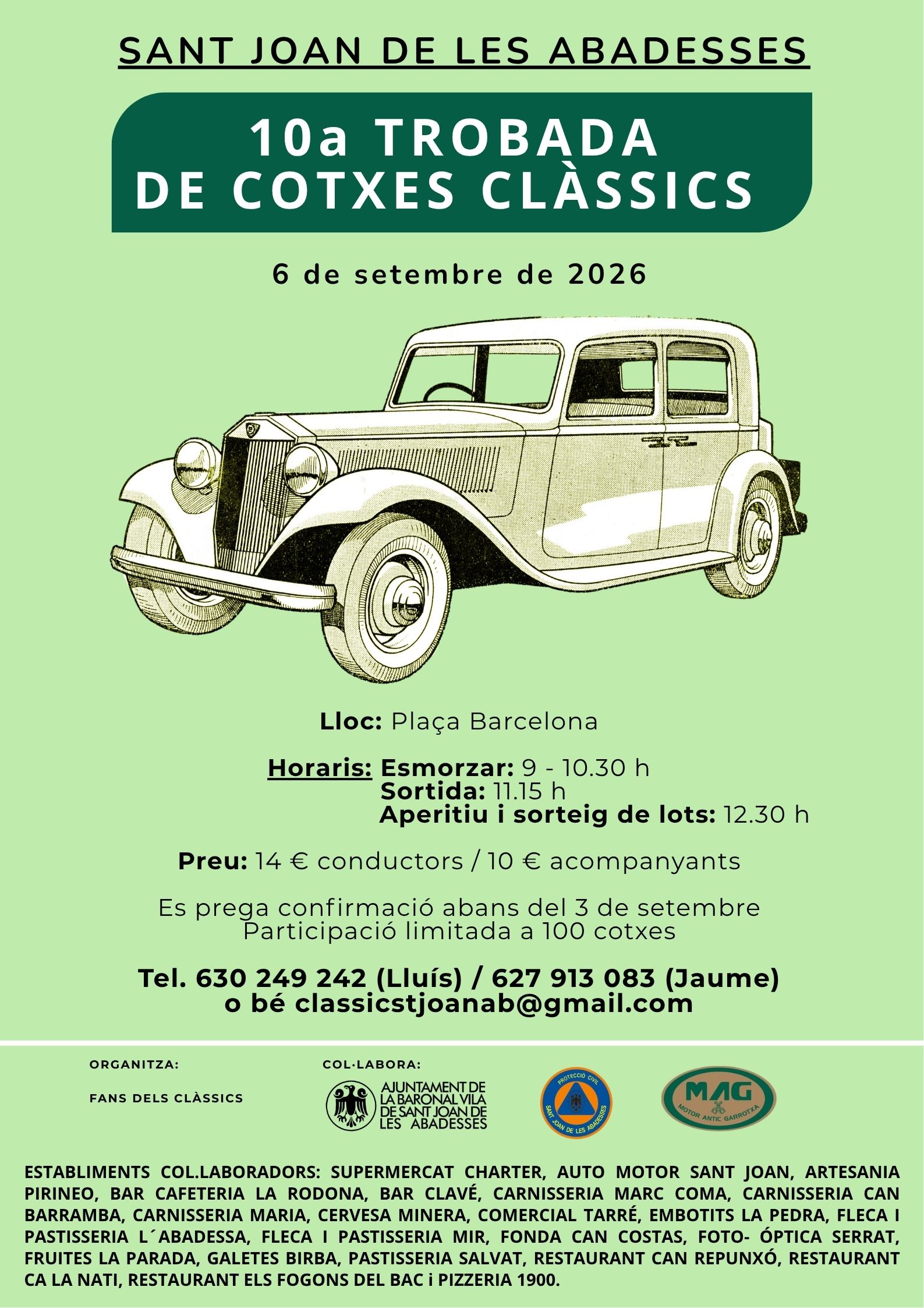 CARTELL COTXES CLASSICS