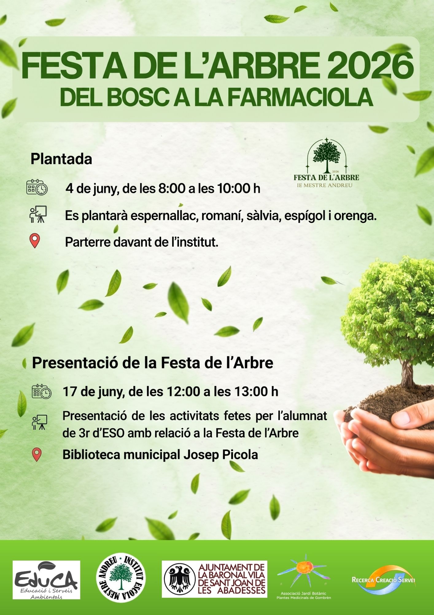 Cartell DEF FESTA DE LARBRE 2026