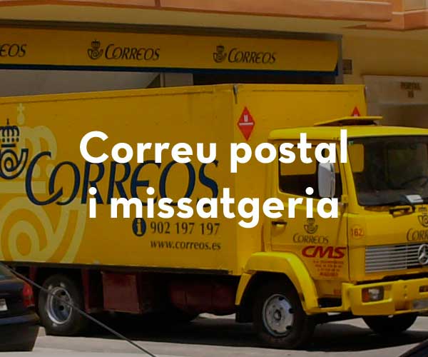 Correu postal i missatgeria