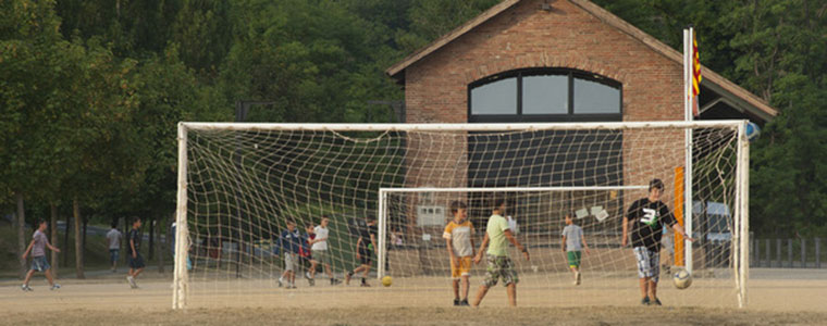 Camp de futbol de sorra del Parc de l’Estació