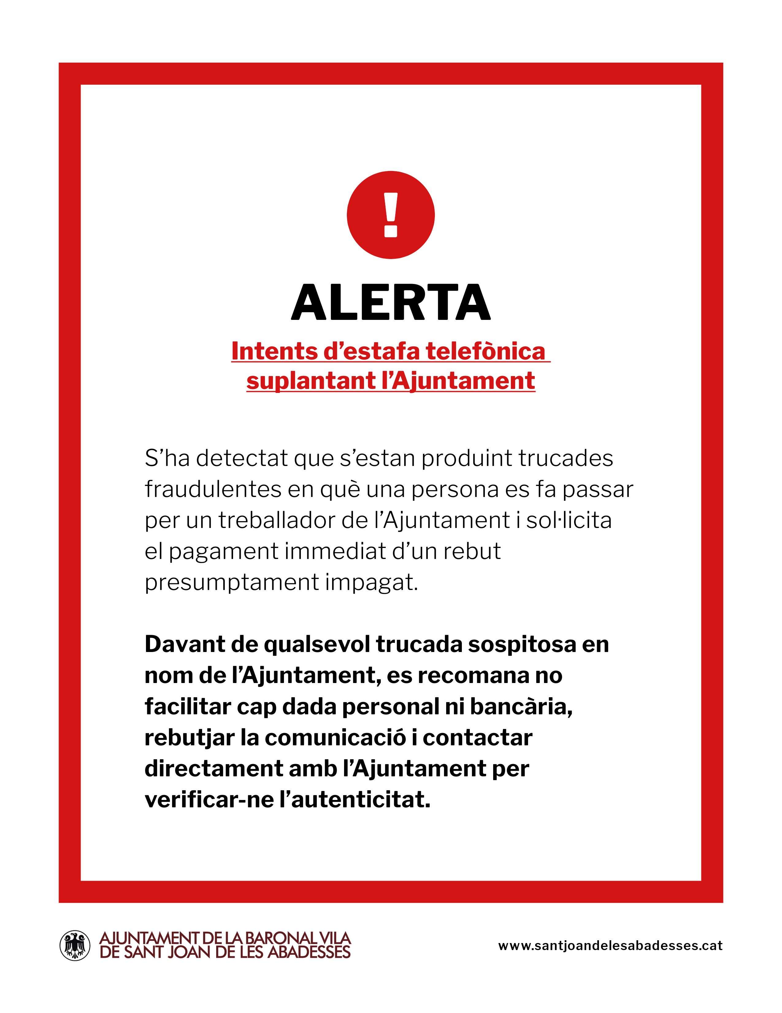 AVÏS ESTAFA