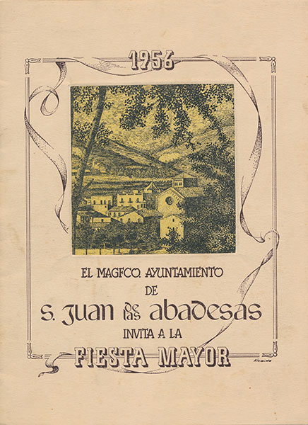 1956 PROGRAMA FESTA MAJOR